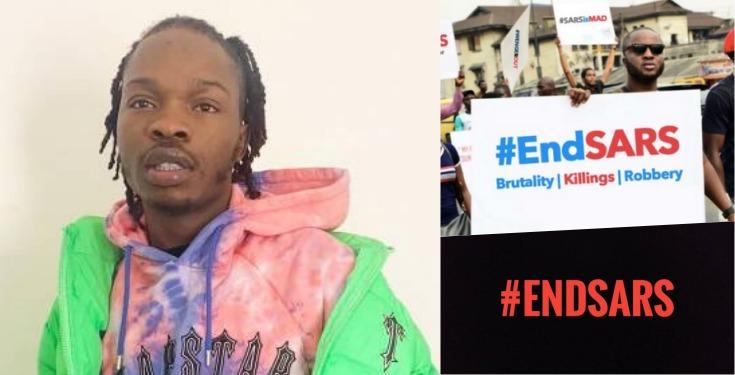 naira marley, #endsars protest