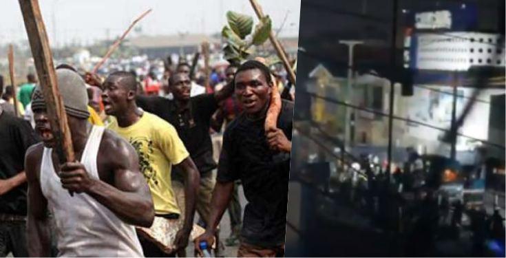 thugs Hoodlums Take Over Surulere After Looting AO Mall (Video)