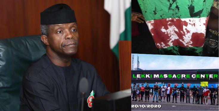 My heart goes out to all the victims of the Lekki shootings - VP Yemi Osinbajo