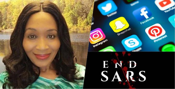 kemi olunloyo FG shut down social media #endsars