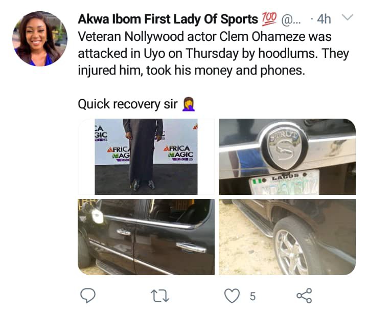 Clem Ohameze Attacked By Hoodlums