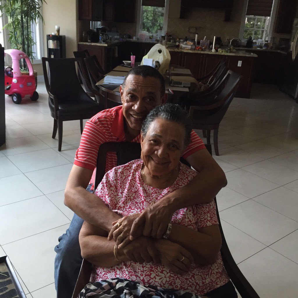 Ben Bruce celebrates his mother