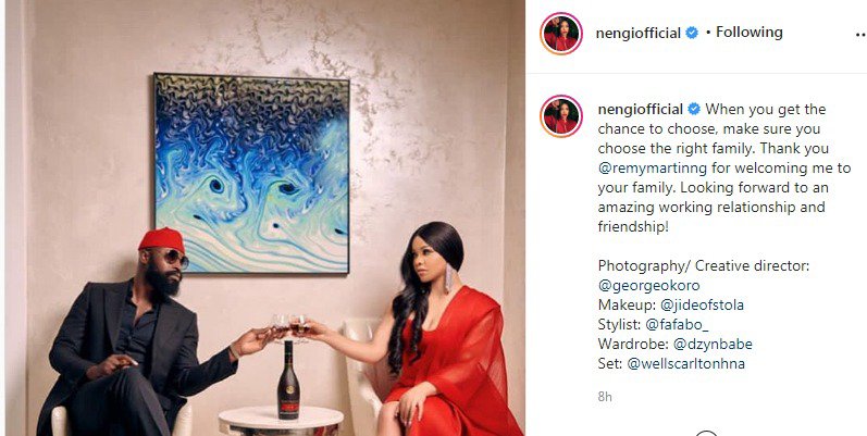 Nengi deal with Remy Martin