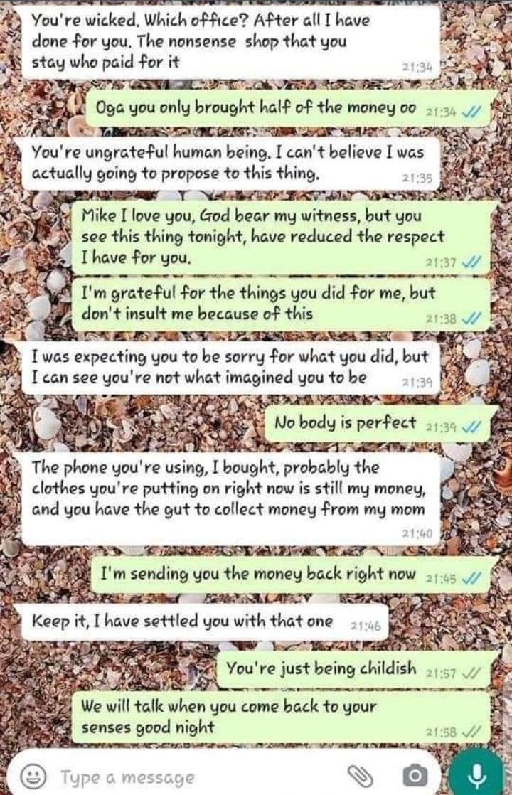 Boyfriend slams girlfriend for charging his mom