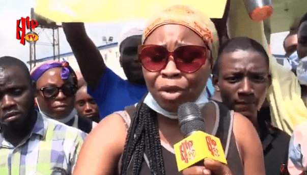 Young lady slams Buhari