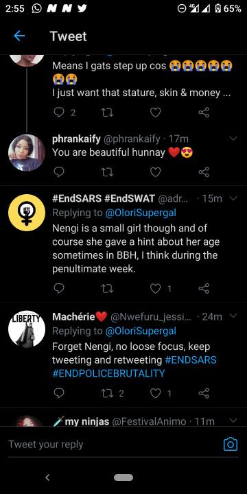 Nigerians On Nengi Real Age 