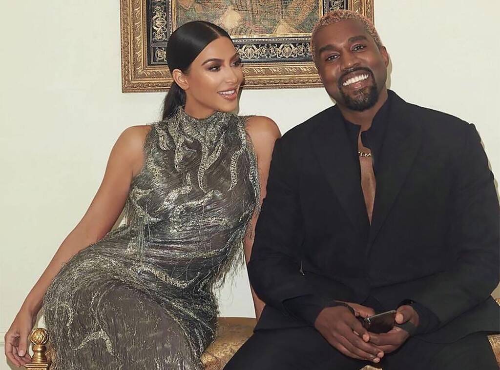 Kanye West and Kim Kardashian