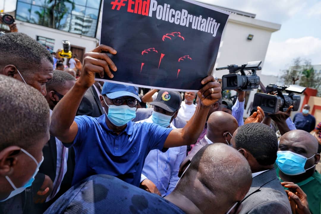 babajide sanwo-olu #endsars protest