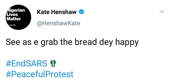 Officer Drags Bread at #EndSARS