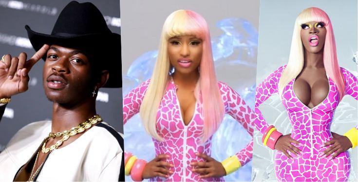 Halloween: Rapper, Lil Nas X stuns fans with 'Nicki Minaj' costume