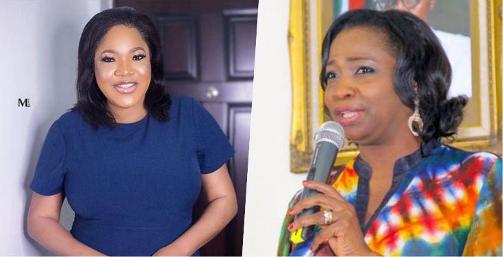 Toyin Abraham Calls Out Abike Dabiri-Erewa For Blocking Her After Requesting Release of Arrested #EndSARS Protesters