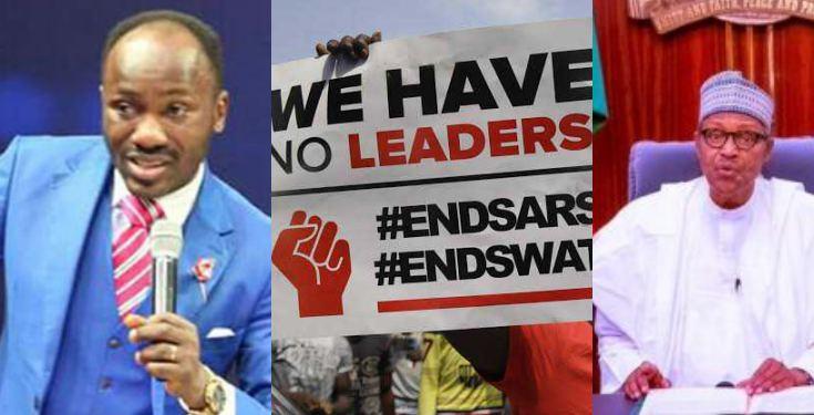 “Useless Speech, Wasted 12 Minutes” - Apostle Suleman Lambasts Buhari Over #EndSARS Speech