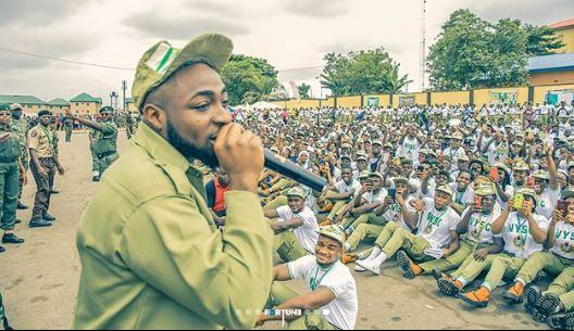 davido serving nysc after graduating from school