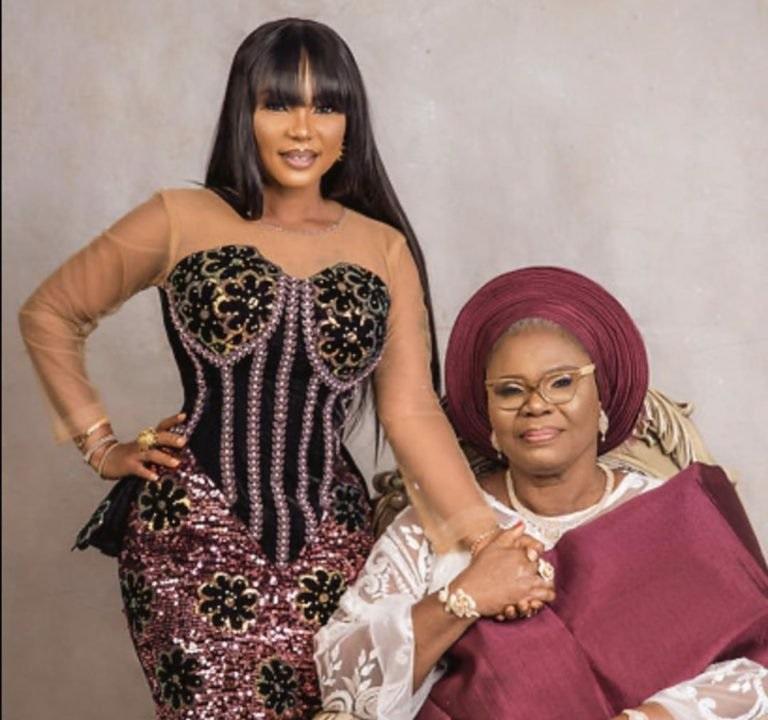 iyabo ojo and her mother