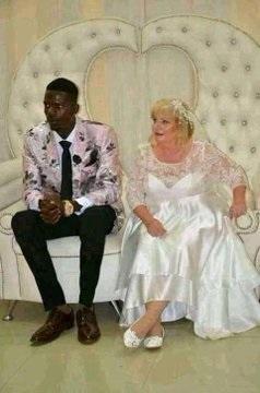 young man weds older white woman