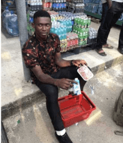 FRSC officer nabbed after eating 'raw meat and yoghurt' without paying