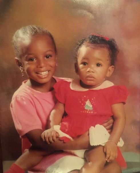 Throwback photo of Otedola's daughters, Temi otedola and DJ Cuppy