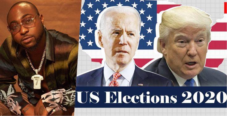 #USElection2020: Election can give somebody HIGH BP – Davido