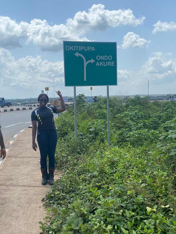 Nigerian lady rides power bike from Lagos to Ondo and back to Lagos in a day