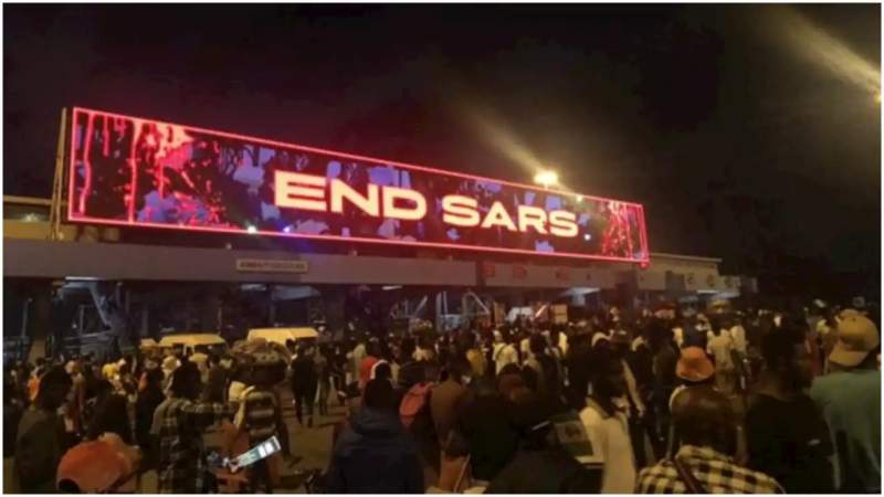 #endsars protest; Lekki toll gate shooting