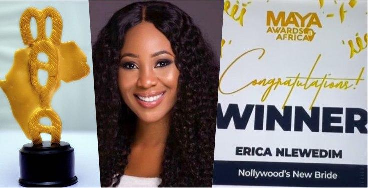 MAYA Awards: Erica Nlewedim crowned winner of Nollywood’s new bride category