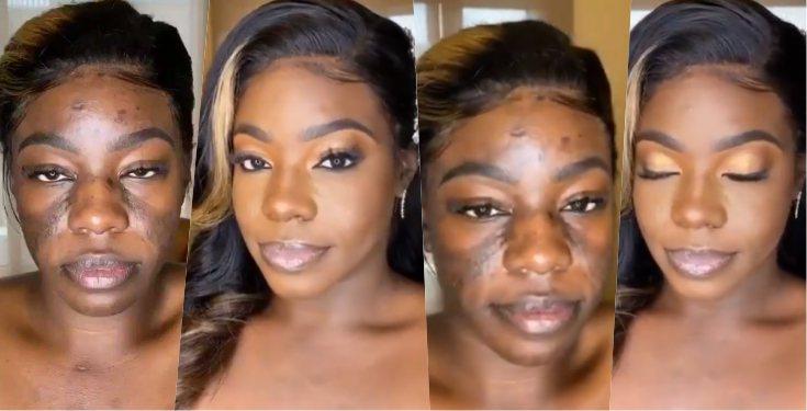 Before and after make-up transformation of lady causes stir online
