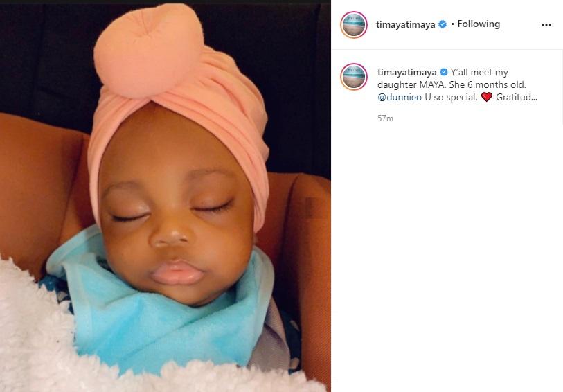 Timaya's daughter Maya