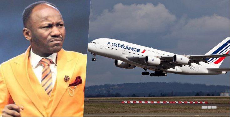 Apostle Suleman narrates how his member 'spiritually' landed in France from Germany without boarding plane (Video)