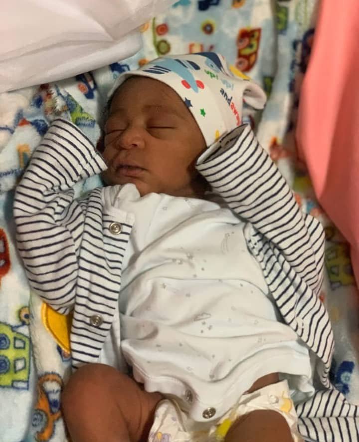 Rita Edochie Welcomes Grandson