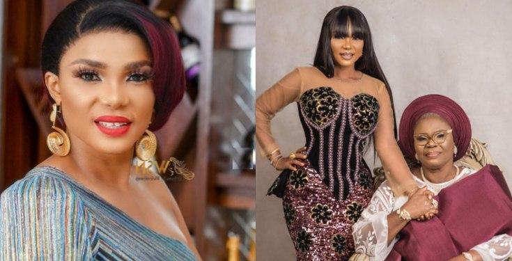 "No Wonder She Insisted On No Birthday Party" – Iyabo Ojo Discovers Why Her Mother Lied About Her Age (Video)