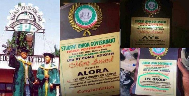 Federal Polytechnic Offa Presents Award of Excellence To Cultists