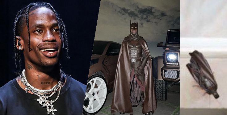 Halloween: Travis Scott deletes IG account after being compared compared with 'flying cockroach'