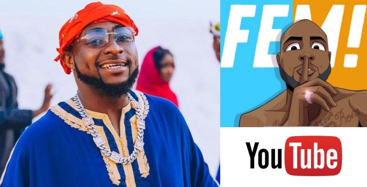 Davido’s FEM Music Video Gathers Over 13M Views On YouTube