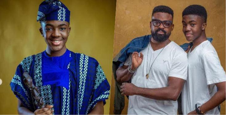 Kunle Afolayan’s son pens heart warming letter to father as he turns 15
