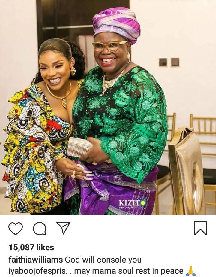 iyabo ojo mother