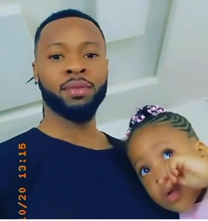 Flavour and his daughter kaima
