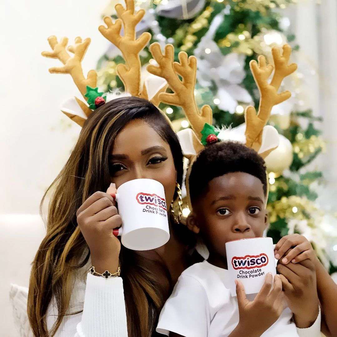 tiwa savage and son jamil balogun