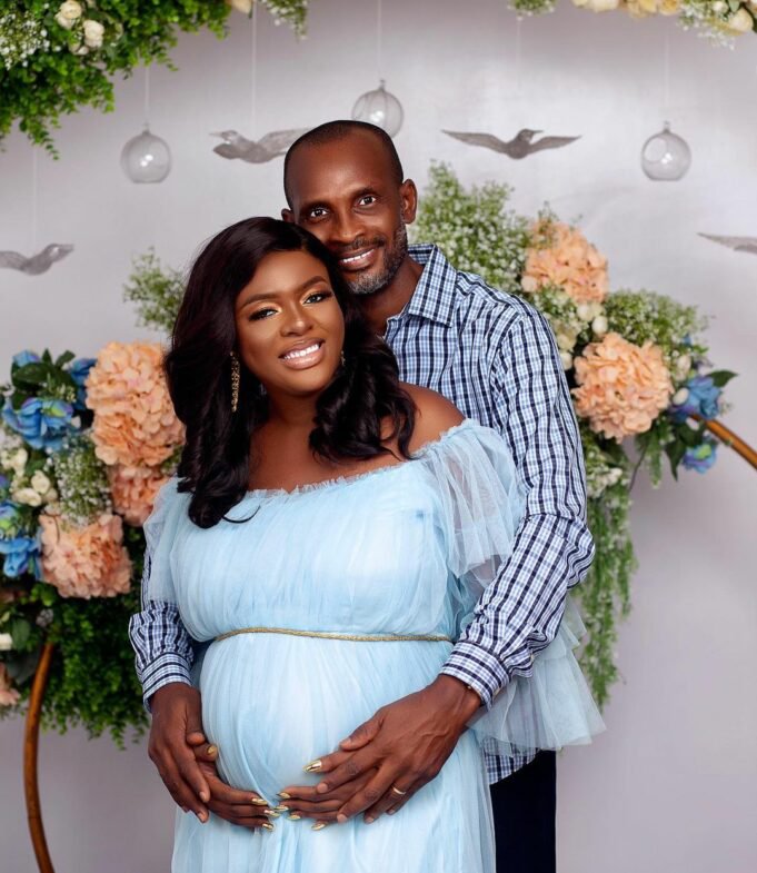 Couple excited as they welcome first child