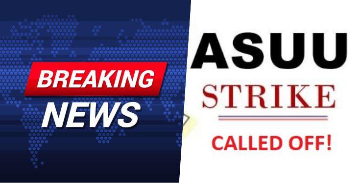 BREAKING: ASUU finally suspends 10 months strike