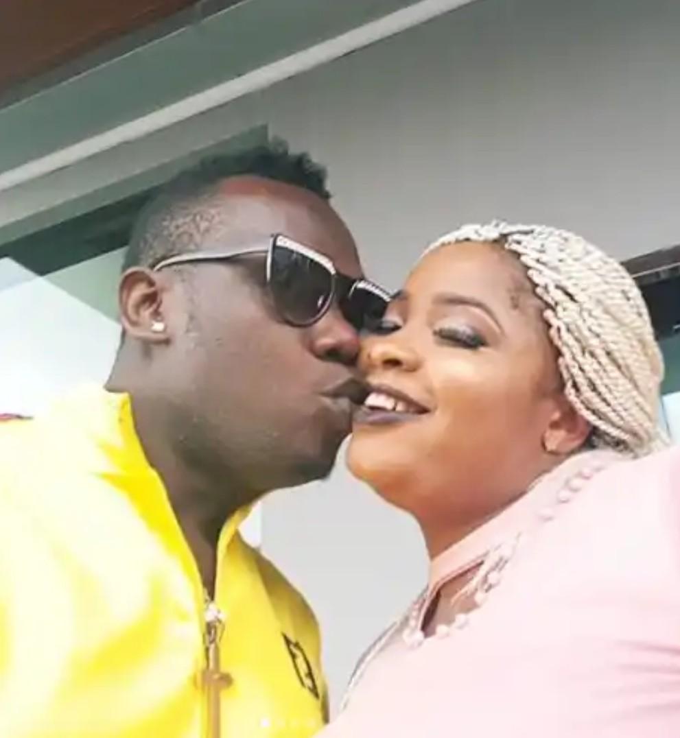 Duncan Mighty drags his wife
