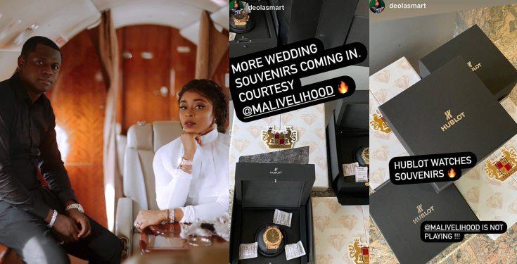 Malivelihood, to give out Hublot watches as Souvenirs at his wedding