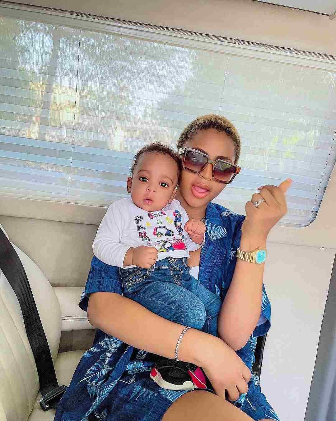 regina daniels son munir