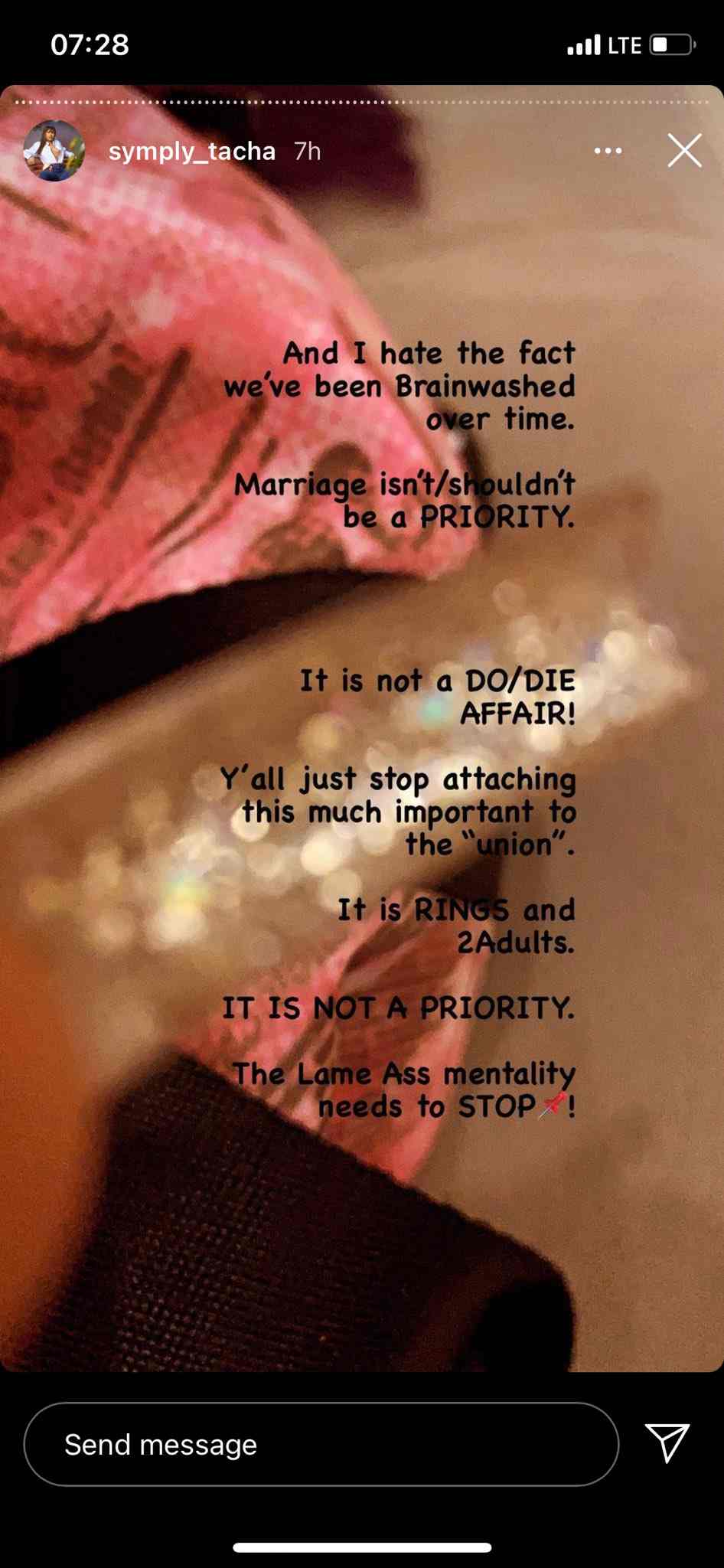 Stop attaching importance to marriage, it‘s not a big deal - Tacha