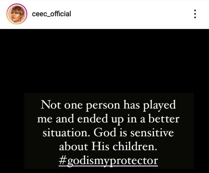 "Nobody has ever played me and ended up in a better situation" - CeeC