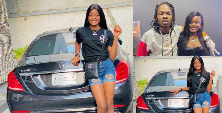 Naira Marley’s Sister, Shubomi Acquires Brand New Mercedes Benz