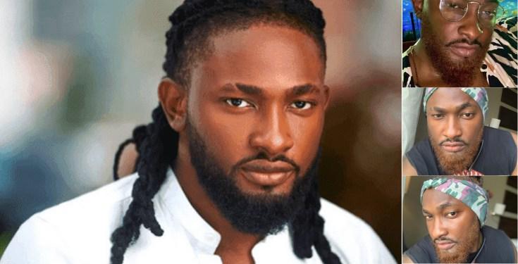 Reactions As BBNaija Star, Uti Nwachukwu Tints His Beards Gold