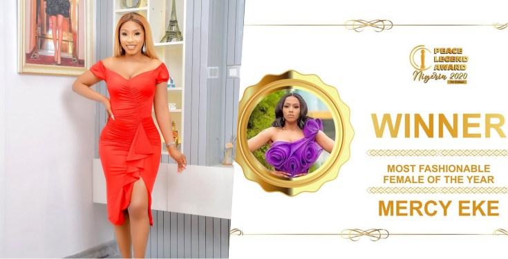 Mercy Eke Awarded Most Fashionable Female Of The Year