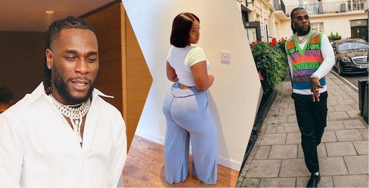 Burna Boy reacts amidst cheating rumour with a “bootylicious” side chic