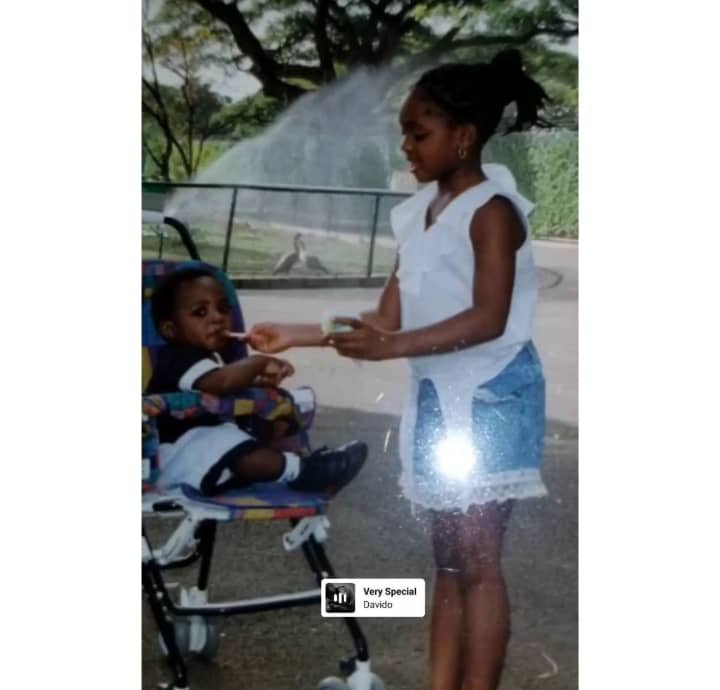 Childhood photos of Davido