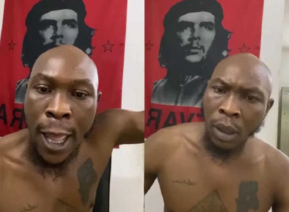 Seun Kuti reacts after being accused